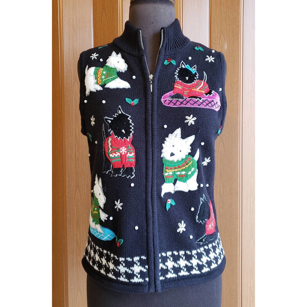 Studio Joy size PM winter zip up vest